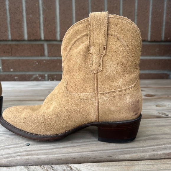 Tecovas Suede Booties - Picture 5 of 6